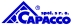 Logo společnosti Capacco, která vyrábí PVC střešní krytinu.