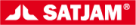 Logo společnosti Satjam, která vyrábí lehkou plechovou střešní krytinu.
